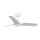 FARO 33824WT1S - LED-dimmbarer Deckenventilator HEY S LED/10W/230V 2700/3000/4000K Ø 90 cm weiß Wi-Fi Tuya + Fernbedienung