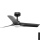 FARO 33825-1TW - Dimmbarer LED-Deckenventilator HEY S LED/10W/230V 2700/3000/4000K schwarz Ø 90 cm + Fernbedienung