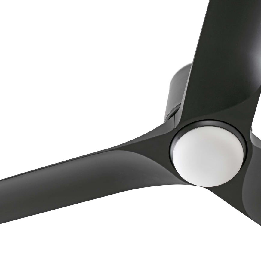 FARO 33827-1TW - Dimmbarer LED-Deckenventilator HEY TUB S LED/10W/230V 2700/4000/6000K schwarz d 90 cm + Fernbedienung