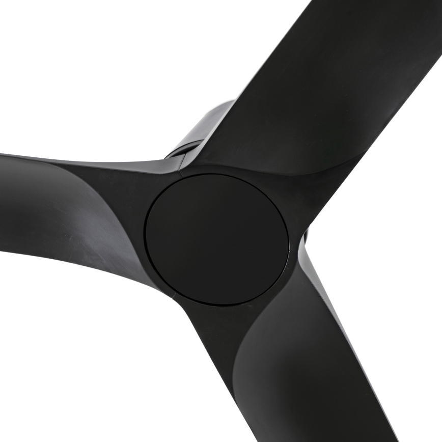 FARO 33827 - Deckenventilator HEY TUB S schwarz d 90 cm + Fernbedienung