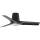 FARO 33827WT-1TW - Dimmbarer LED-Deckenventilator HEY TUB S LED/10W/230V 2700/4000/6000K schwarz d 90 cm Wi-Fi Tuya + Fernbedienung