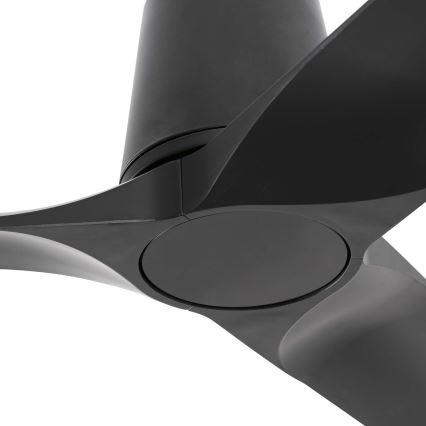 FARO 33827WT - Deckenventilator HEY TUB S schwarz d 90 cm Wi-Fi Tuya + Fernbedienung