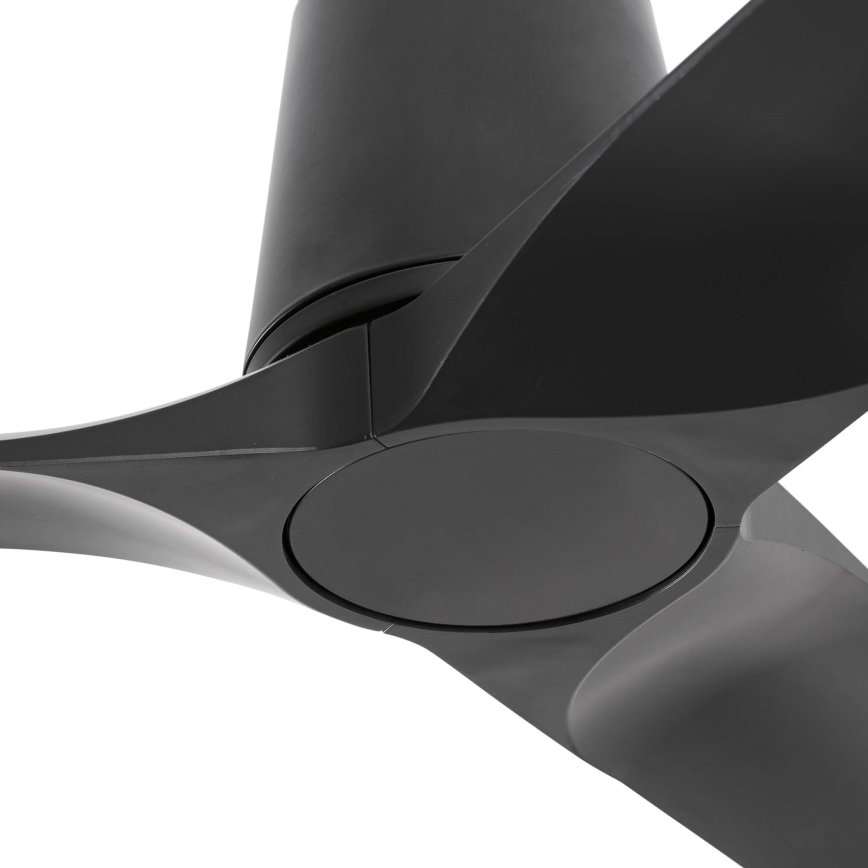 FARO 33827WT - Deckenventilator HEY TUB S schwarz d 90 cm Wi-Fi Tuya + Fernbedienung