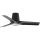 FARO 33827WT1S - LED-dimmbarer Deckenventilator HEY TUB S LED/10W/230V 2700/3000/4000K Ø 90 cm schwarz Wi-Fi Tuya + Fernbedienung
