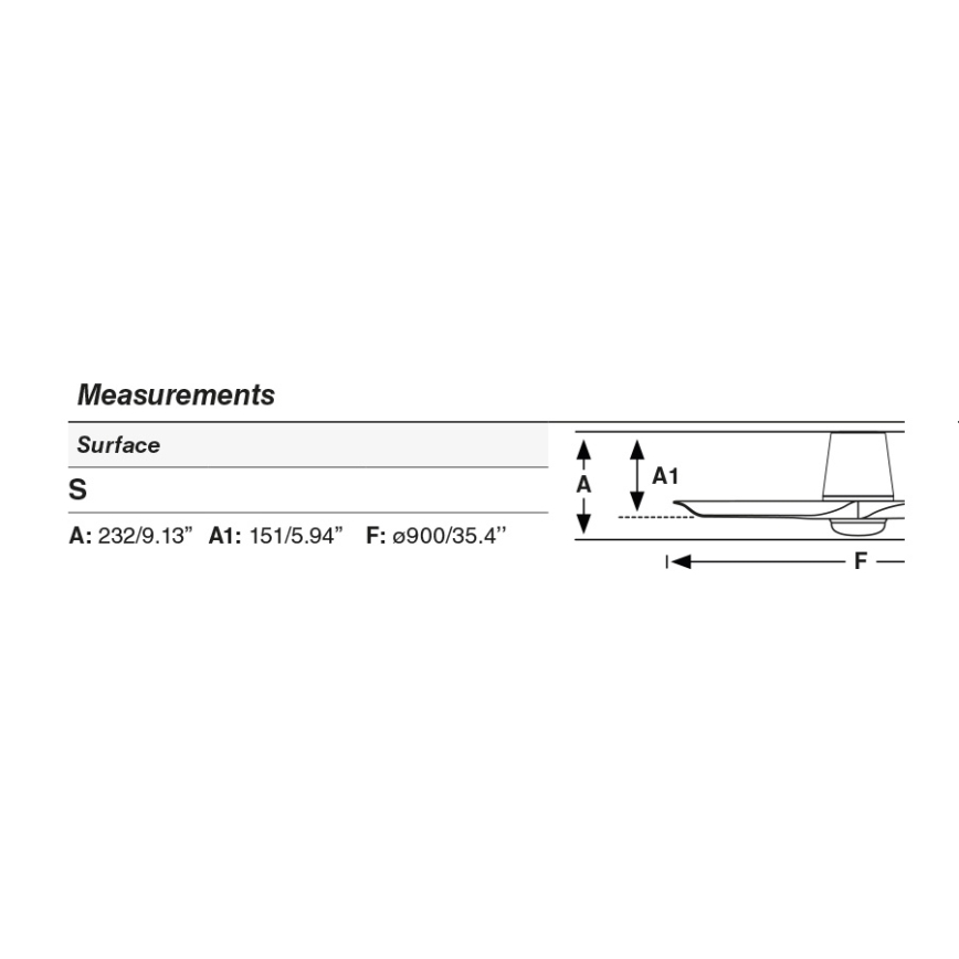 FARO 33827WT1S - LED-dimmbarer Deckenventilator HEY TUB S LED/10W/230V 2700/3000/4000K Ø 90 cm schwarz Wi-Fi Tuya + Fernbedienung