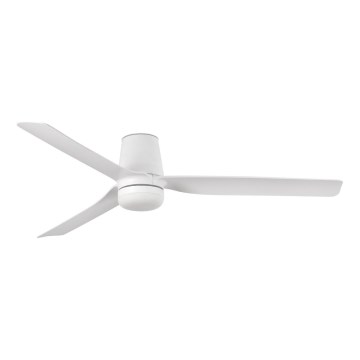 FARO 33828-1TW - Dimmbarer LED-Deckenventilator PUNT TUB M LED/18W/230V 3000/4200/6500K d 130 cm weiß + Fernbedienung