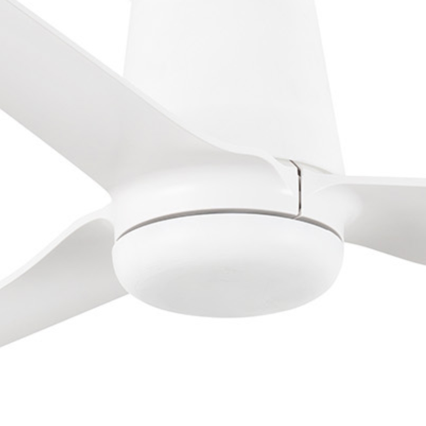 FARO 33828 - Deckenventilator PUNT TUB M weiß d 130 cm + Fernbedienung