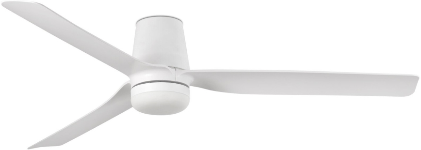 FARO 33828WT-1TW - Dimmbarer LED-Deckenventilator PUNT TUB M LED/18W/230V 3000/4200/6500K weiß d 132 cm Wi-Fi Tuya + Fernbedienung