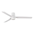 FARO 33828WT1S - LED-dimmbarer Deckenventilator PUNT TUB M LED/18W/230V 2700/3000/4000K Ø 132 cm weiß Wi-Fi Tuya + Fernbedienung