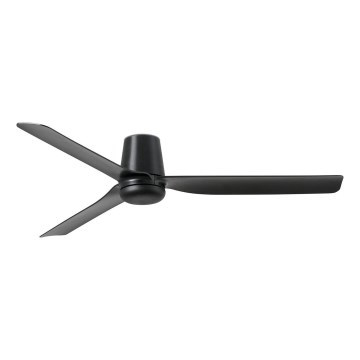 FARO 33830 - Deckenventilator PUNT TUB M schwarz d 130 cm + Fernbedienung