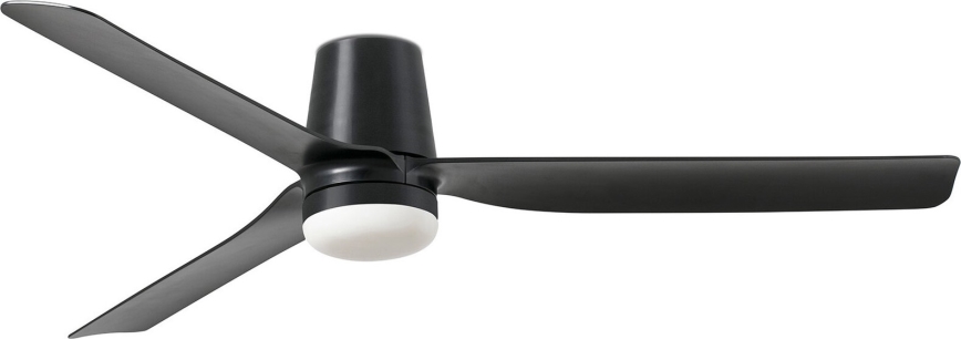 FARO 33830WT-1TW - Dimmbarer LED-Deckenventilator PUNT TUB M LED/18W/230V 3000/4200/6500K schwarz d 132 cm Wi-Fi Tuya + Fernbedienung
