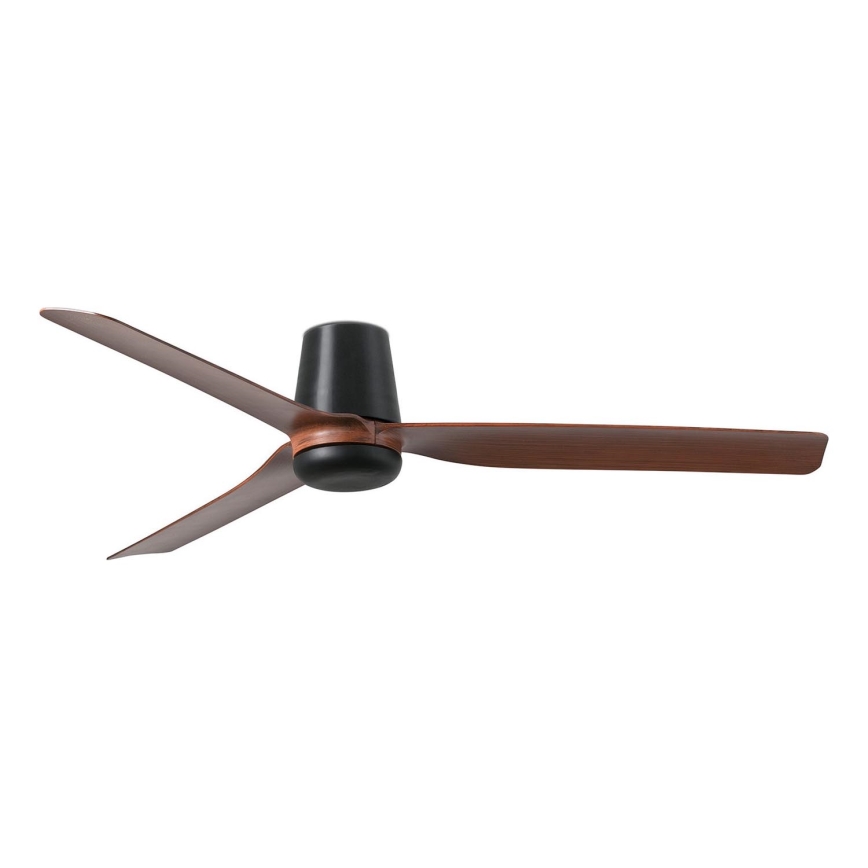 FARO 33831 - Deckenventilator PUNT TUB M braun/schwarz d 130 cm + Fernbedienung