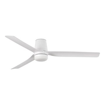 FARO 33832-1TW - Dimmbarer LED-Deckenventilator MINI PUNT TUB S LED/10W/230V 2700/4000/6000K d 90 cm weiß + Fernbedienung