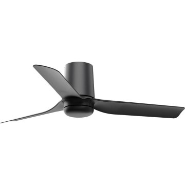 FARO 33834 - Deckenventilator MINI PUNT TUB S schwarz d 90 cm + Fernbedienung