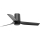 FARO 33834 - Deckenventilator MINI PUNT TUB S schwarz d 90 cm + Fernbedienung