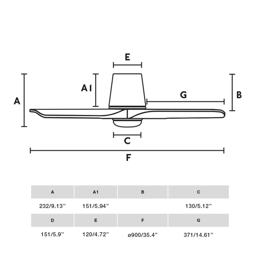 FARO 33836WT-1TW - LED dimmbarer Deckenventilator HEYWOOD TUB S LED/10W/230V 2700/4000/6000K Kiefer/Weiß Ø 90 cm Wi-Fi Tuya + Fernbedienung