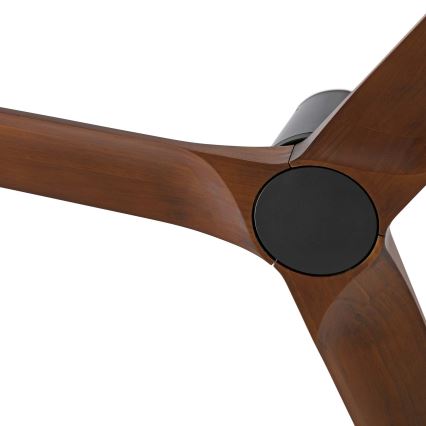 FARO 33837 - Deckenventilator HEYWOOD TUB S Kiefer/schwarz d 90 cm + Fernbedienung