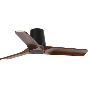 FARO 33837 - Deckenventilator HEYWOOD TUB S Kiefer/schwarz d 90 cm + Fernbedienung