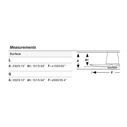 FARO 338381S - LED-dimmbarer Deckenventilator HEYWOOD TUB L LED/10W/230V 2700/3000/4000K Ø 132 cm Holz/weiß + Fernbedienung