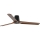 FARO 33839WT - Deckenventilator HEYWOOD TUB L Kiefer/schwarz d 132 cm Wi-Fi Tuya + Fernbedienung