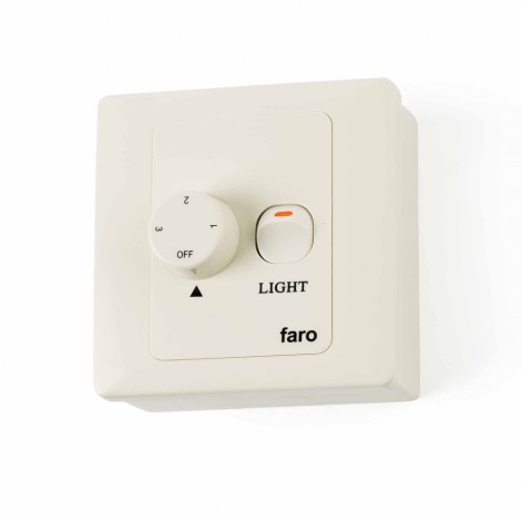 FARO 33928 - Wandschalter weiß