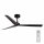 FARO 34100 - Deckenventilator MILOS schwarz + Fernbedienung