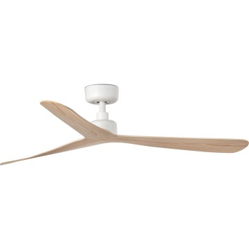 FARO 34195 - Deckenventilator ROCKER M Ø 132 cm beige/weiß + Fernbedienung