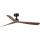 FARO 34197 - Deckenventilator ROCKER M, Ø 132 cm, braun/schwarz + Fernbedienung