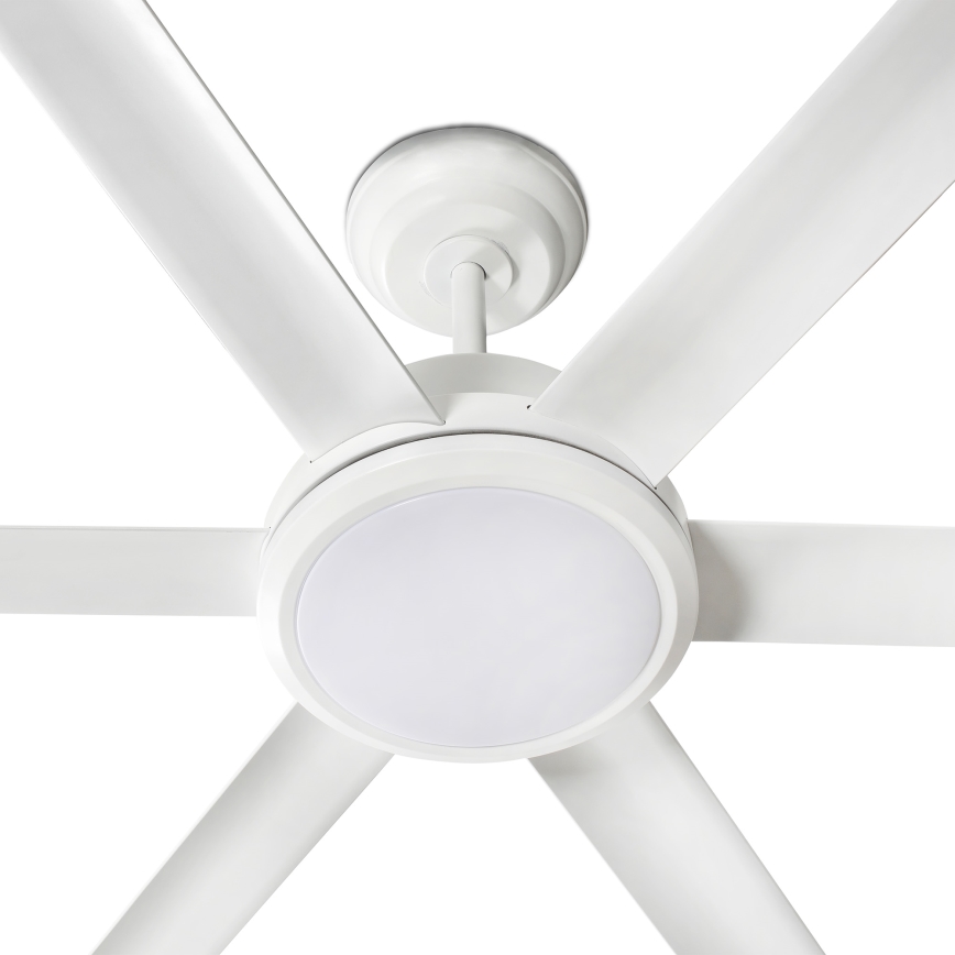 FARO 34202-130 - LED-Deckenventilator ROTTERDAM XL LED/32W/230V weiß d 200 cm + Fernbedienung