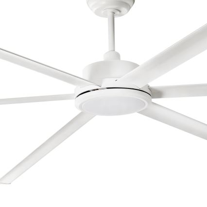 FARO 34202-130 - LED-Deckenventilator ROTTERDAM XL LED/32W/230V weiß d 200 cm + Fernbedienung