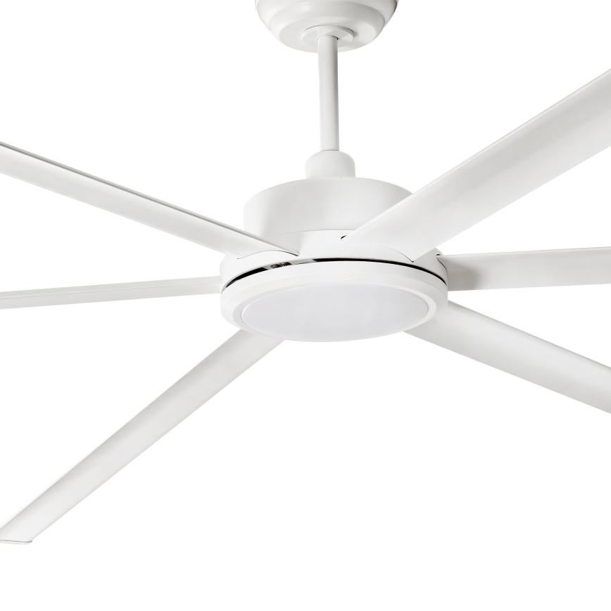 FARO 34202-130 - LED-Deckenventilator ROTTERDAM XL LED/32W/230V weiß d 200 cm + Fernbedienung