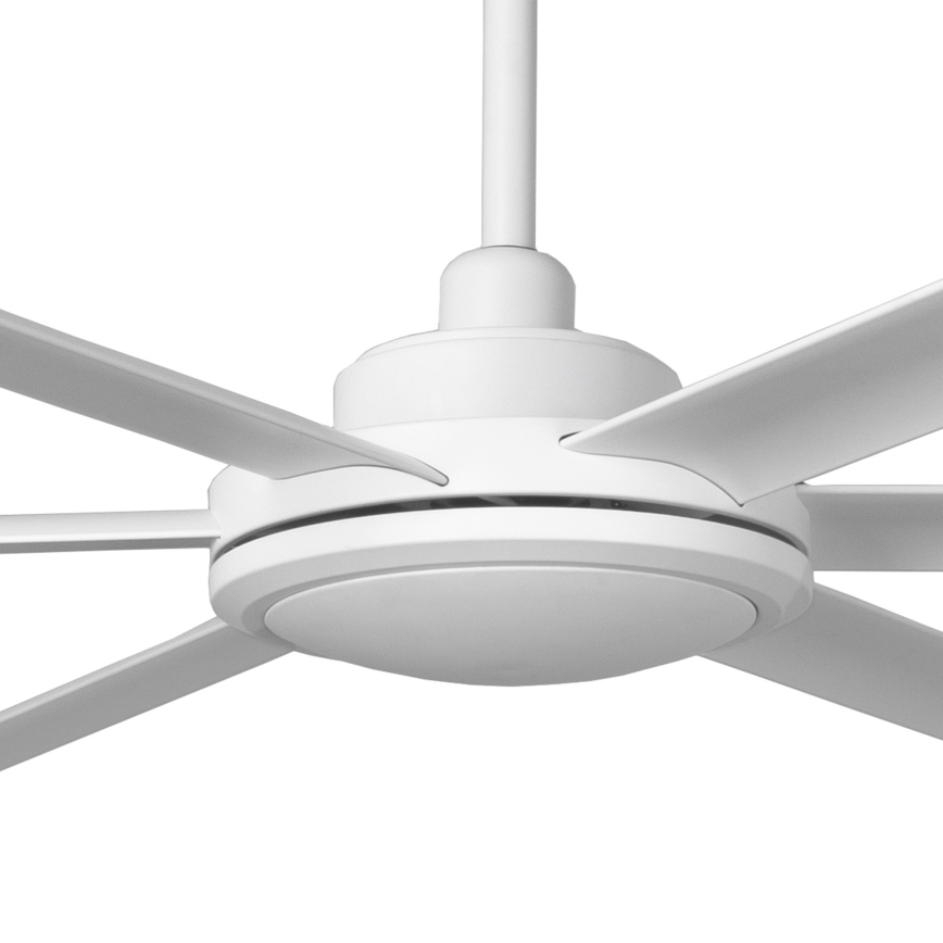 FARO 34202 - Deckenventilator ROTTERDAM XL weiß d 200 cm + Fernbedienung