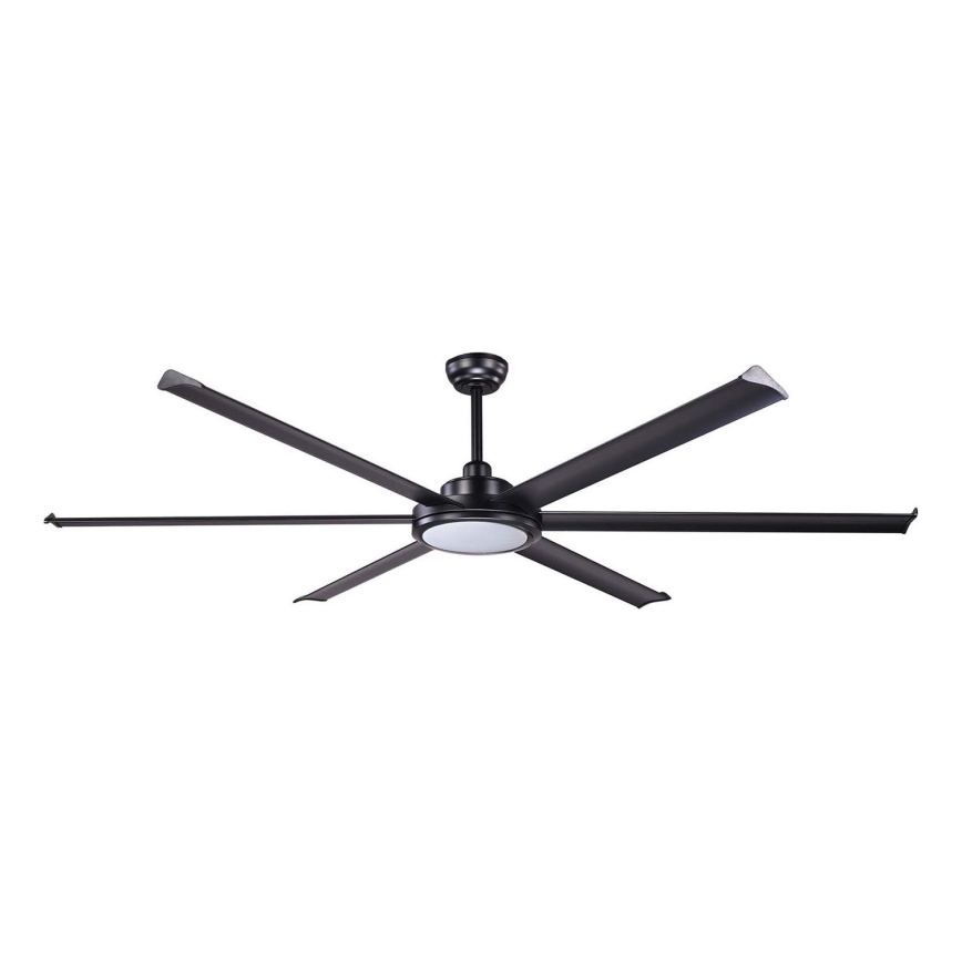 FARO 34203-130 - LED-Deckenventilator ROTTERDAM XL LED/32W/230V schwarz d 200 cm + Fernbedienung