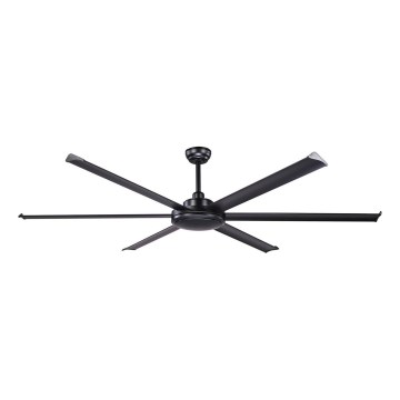FARO 34203 - Deckenventilator ROTTERDAM XL schwarz d 200 cm + Fernbedienung