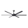 FARO 34203 - Deckenventilator ROTTERDAM XL schwarz d 200 cm + Fernbedienung