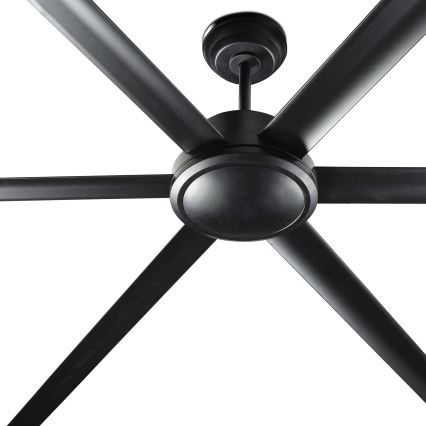 FARO 34203 - Deckenventilator ROTTERDAM XL schwarz d 200 cm + Fernbedienung