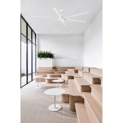 FARO 34206 - Deckenventilator ROTTERDAM XXL weiß d 250 cm + Fernbedienung