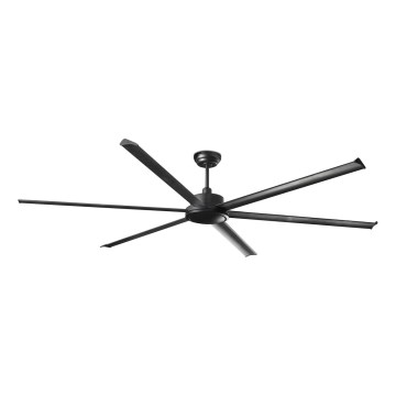 FARO 34207 - Deckenventilator ROTTERDAM XXL schwarz d 250 cm + Fernbedienung
