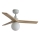 FARO 34281WT-11L - Deckenventilator KLIM S 1xE27/15W/230V Holz/weiß d 92,5 cm Wi-Fi Tuya + Fernbedienung