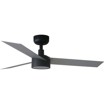 FARO 34285WT1S - dimmbarer LED-Deckenventilator CRUISER S LED/18W/230V 2700/3000/4000K Ø 106 cm grau/schwarz Tuya Wi‑Fi + Fernbedienung