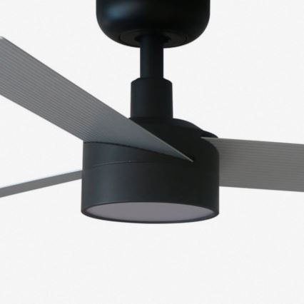 FARO 34285WT1S - dimmbarer LED-Deckenventilator CRUISER S LED/18W/230V 2700/3000/4000K Ø 106 cm grau/schwarz Tuya Wi‑Fi + Fernbedienung