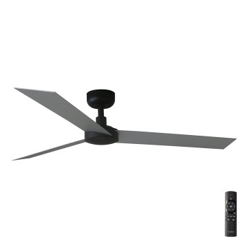 FARO 34286 - Deckenventilator CRUISER L schwarz d 132 cm + Fernbedienung