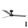 FARO 34286 - Deckenventilator CRUISER L schwarz d 132 cm + Fernbedienung