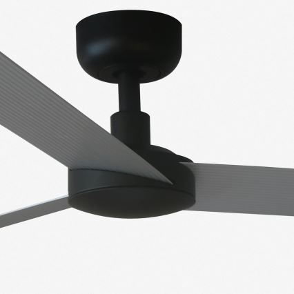 FARO 34286 - Deckenventilator CRUISER L schwarz d 132 cm + Fernbedienung