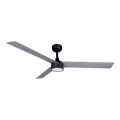 FARO 342871S - CRUISER XL dimmbarer LED-Deckenventilator, 18 W, 230 V, 2700/3000/4000 K, Ø 160 cm, Grau/Schwarz + Fernbedienung