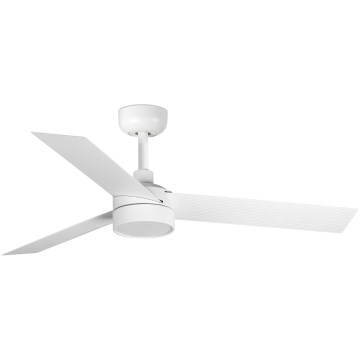 FARO 34288WT1S - Dimmbarer LED-Deckenventilator CRUISER S LED/18W/230V 2700/3000/4000K Ø 106 cm weiß Wi-Fi Tuya + Fernbedienung