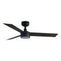 FARO 34289WT1S - Dimmbarer LED-Deckenventilator CRUISER S/LED/18W/230V 2700/3000/4000K Ø 106 cm schwarz Wi-Fi Tuya + Fernbedienung