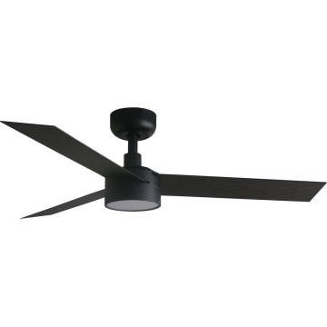 FARO 34289WT1S - Dimmbarer LED-Deckenventilator CRUISER S/LED/18W/230V 2700/3000/4000K Ø 106 cm schwarz Wi-Fi Tuya + Fernbedienung