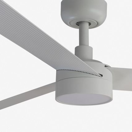 FARO 34290WT1S - LED-dimmbarer Deckenventilator CRUISER L LED/18 W/230 V 2700/3000/4000 K Ø 132 cm weiß Wi-Fi Tuya + Fernbedienung