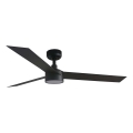 FARO 34291WT1S - CRUISER L LED-dimmbarer Deckenventilator, 18 W, 230 V, 2700/3000/4000 K, Ø 132 cm, schwarz, Wi-Fi (Tuya) + Fernbedienung